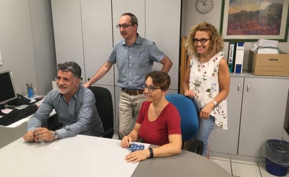 Ufficio Vertenze Cisl Lecco da sinistra Luigi Pitocco, Giovanni Gianola, Laura Dibello, Laura Sabadini