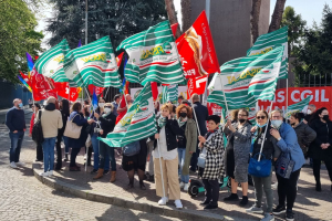 Ddl Appalti, lavoratori in presidio