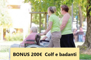 Bonus 200€ per colf e badanti