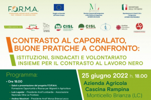 Lotta al caporalato, buone pratiche, buon cibo e teatro