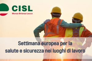 Settimana europea per la salute e sicurezza sul lavoro