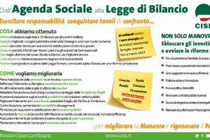 Manovra. La posizione della CISL