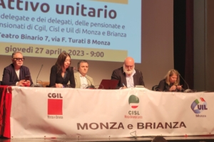 Attivo unitario dei delegati a Monza