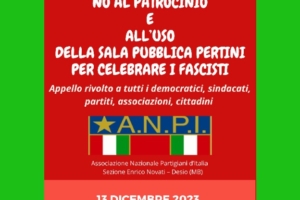 Flashmob al fianco di ANPI a Desio