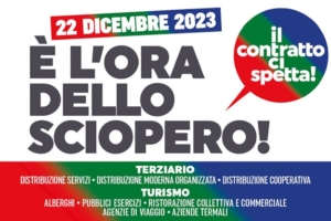 Venerdì sciopero Terziario e Turismo