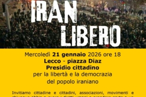 Presidio in sostegno del popolo iraniano